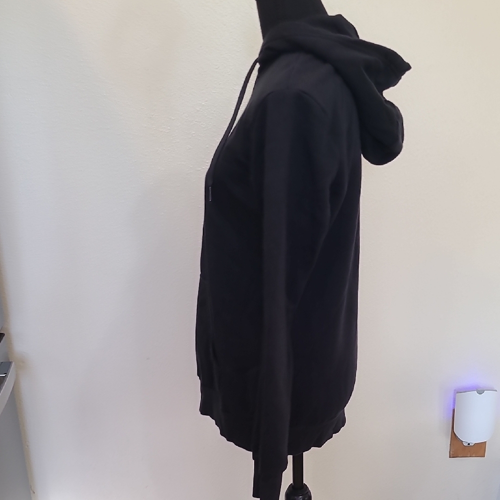 Adidas Black Hoodie with Multicolor Logo - Like New - Picture 4 of 6